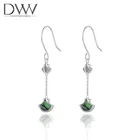 Abalone Trendy Earring Factory Custom Trendy Abalone Stone Jewelry 925 Sterling Silver Drop Earrings