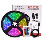 White 2m 120LED Changing Colours 5050 RGB Waterproof Remote Control Led Light Strip