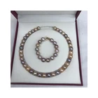 Jewelry Hot Selling Genuine Natural Pearls Genuine Necklace And Bracelet Pearl Jewelry Pearl Set