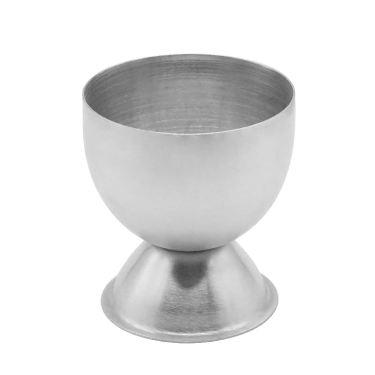 Food Grade Stylish Practical Round Stainless Steel Egg Tray Display Cup 
