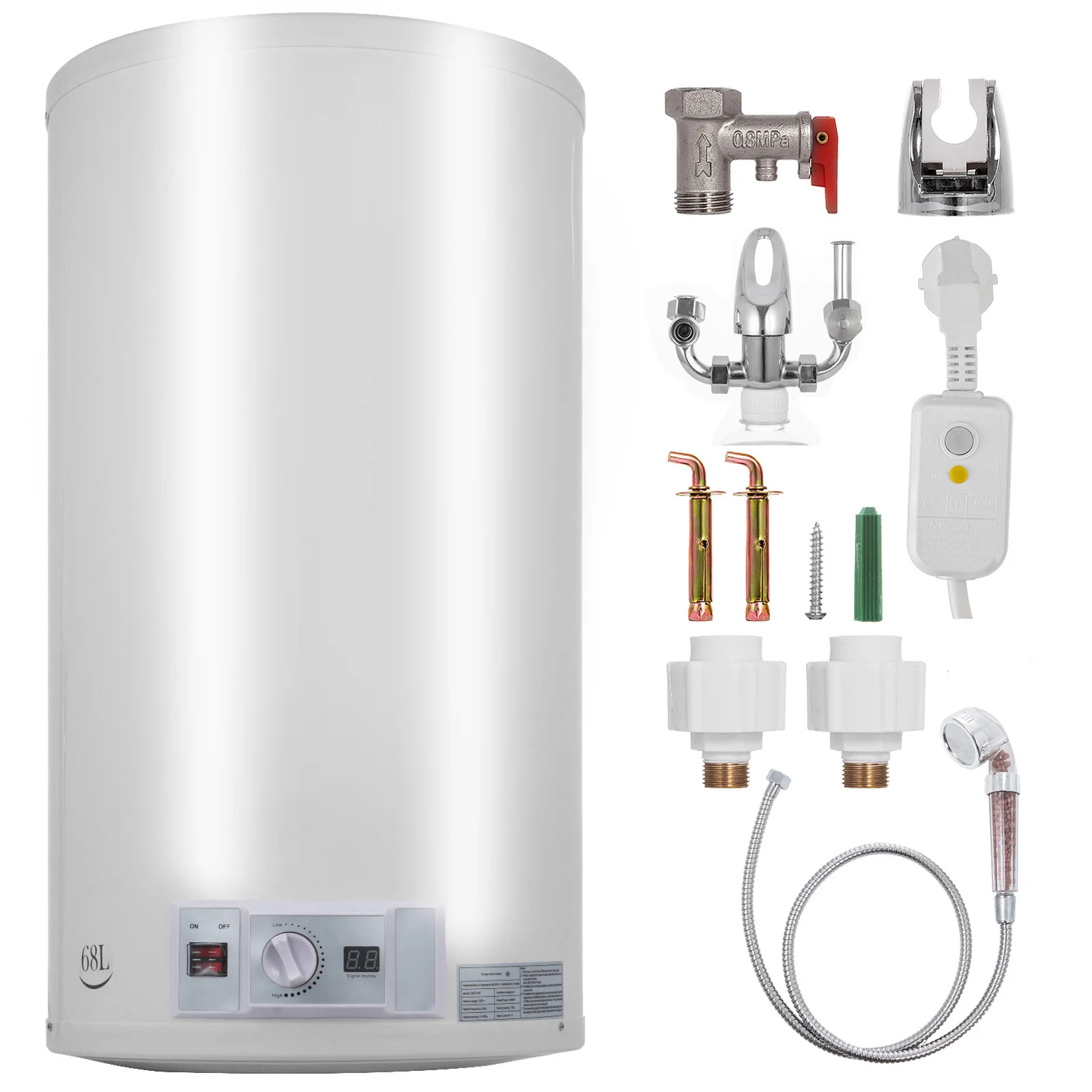 2kw 80l Electric Hot Water Heater Boiler Cylinder Tank Storage Water Heater For Kitchen & Bath - Buy 80l Electric Hot Water Heater,Tank Storage Water Heater,Electric Tank Storage Water Heater Product on