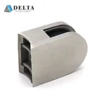 Clamp Glass Fittings Stainless Glass Clamp Delta Factory Made D Clamp Fish Mouth Clamp Glass Balustrade Fittings