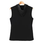 Hot Selling Good Quality Women`s Outdoor Fashion Casual Custom Logo Sport Hoodie Sleeveless Vest Wear