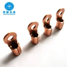 Copper Connector Copper Purple Copper Ring Terminal Connector Tubular Cable Connector Cable Lug