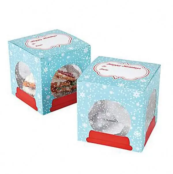 transparent cake gift box party festive candy favor boxes 5000