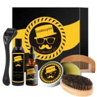 High Quality Pure Natural Organic Men Beard Care Growth Oil Smoothing Moisturizing Beard Oil Set