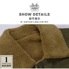 Coat Outerwear Hot Sale Trendy North Winter Warm Fur Collar Mens Hunting Windbreaker Cashmere Coat