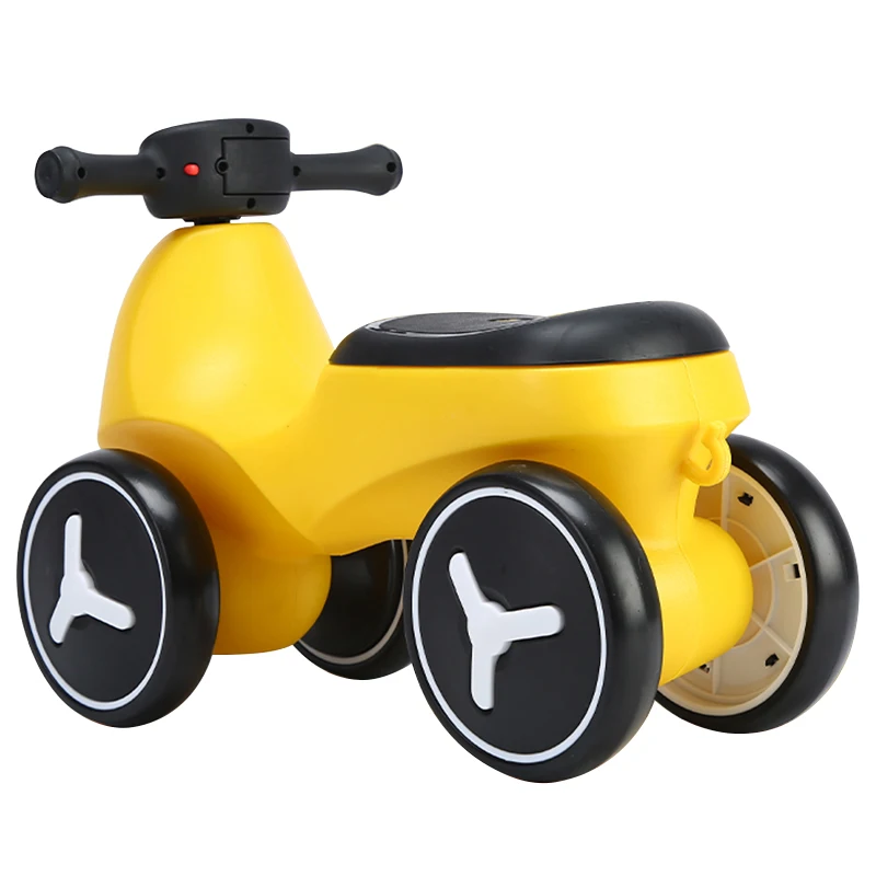 No Pedals 1-6 Years Old Toddler Foot Scooter Kids 4 Wheels Ride-On Cars Toys Children Sliding Baby Balance Bike For Girls Boys