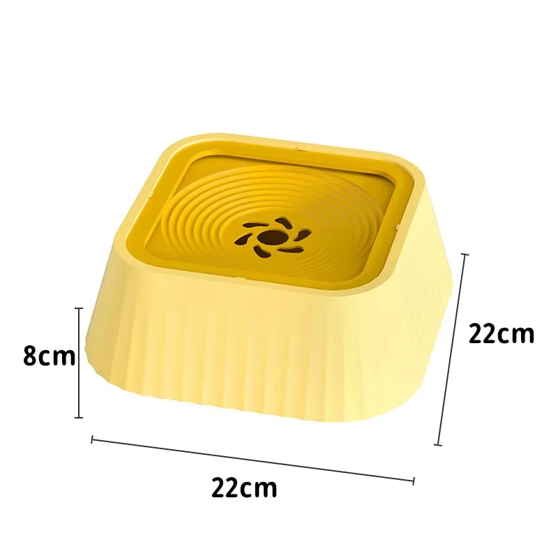 New Dog Water Bowl Non-wet Mouth Cat Neck Guard Dog Buoyancy Birdbath Pet Floating Drinker Pet Products details