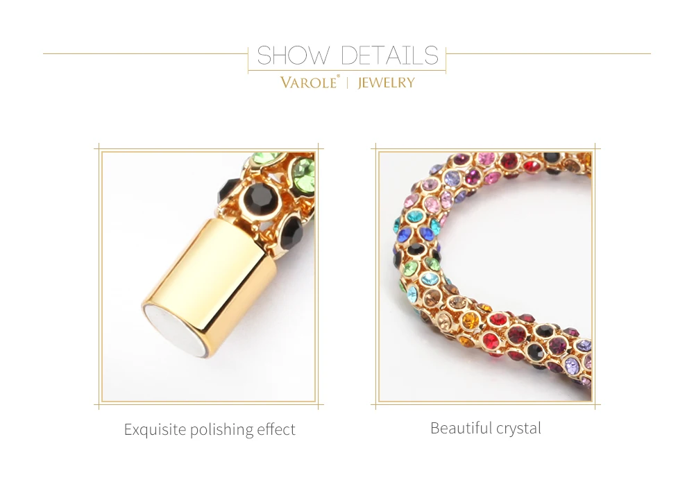Pulsera con cristales coloridos, joyería para mujer, pulsera de malla metálica de color dorado 14 Hbf4c20aa0df54ec5a3e0e11d0c5d0589F