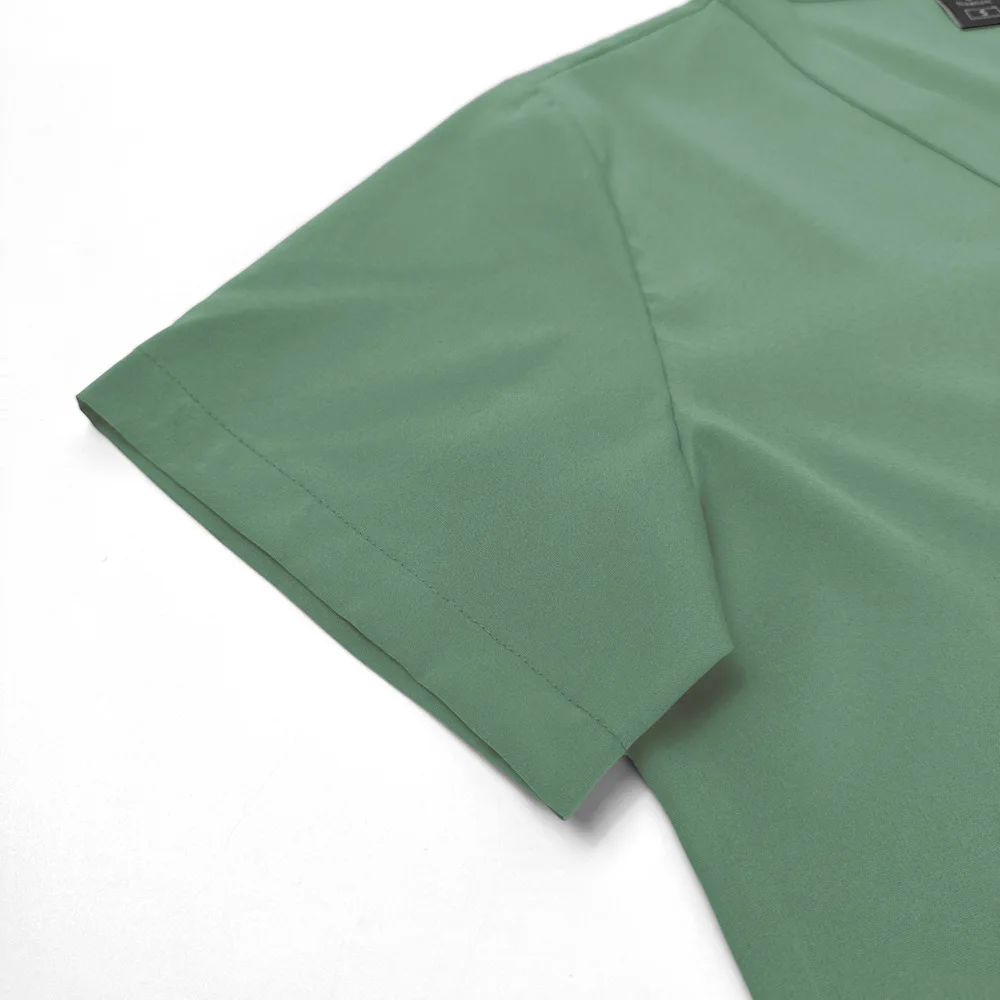 Hospital Uniforms Unisex Nursing Uniform Sets Fashion Short-sleeved Overalls Nurse Scrubs Sets for Women Men