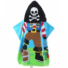 Towel Towels Kids Cotton Beach Towels 100% Cotton Printed Poncho Towel Child Surf Beach Hooded Poncho Towels For Kids