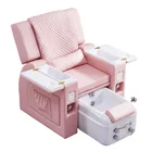 Manicure Salon High Quality Nail Supply Modern Pink Foot Spa Manicure Pedicure Chair For Nail Shop Salon