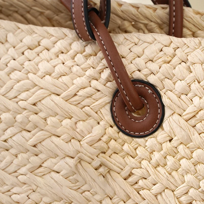 Tote casual straw braided bag ins small fresh single shoulder bag handbag bag