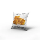 Price LOW MOQ 3D Chicken Nugget Pillow Case Custom Sublimation Throw Pillow Case Cover