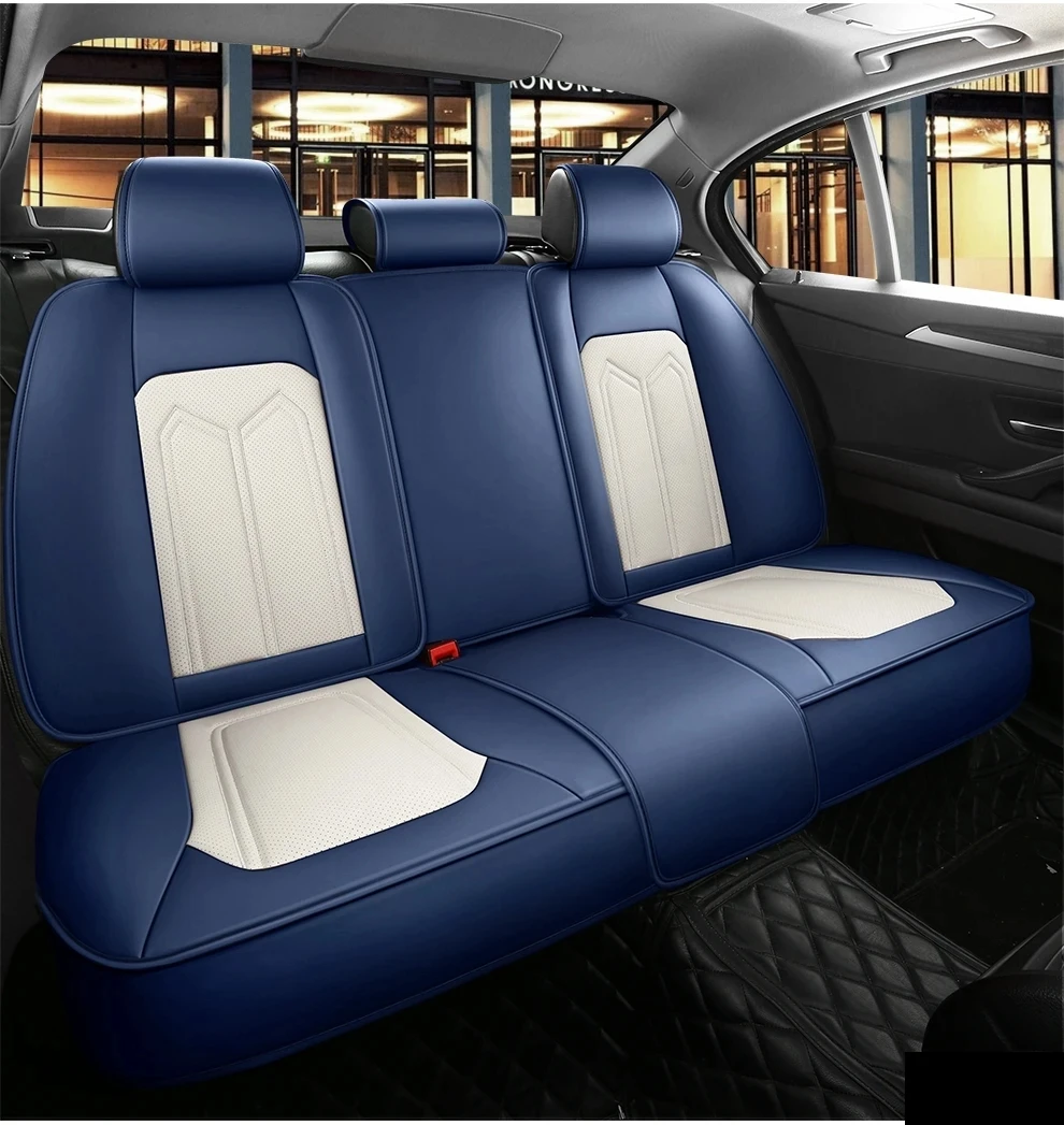 Universal Luxury 5d 9d Car Seat Covers Four Seasons Leather Fashion