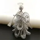Wings New Product Hanging White Angel Wings Ornament For Christmas Decoration Christmas Pendant