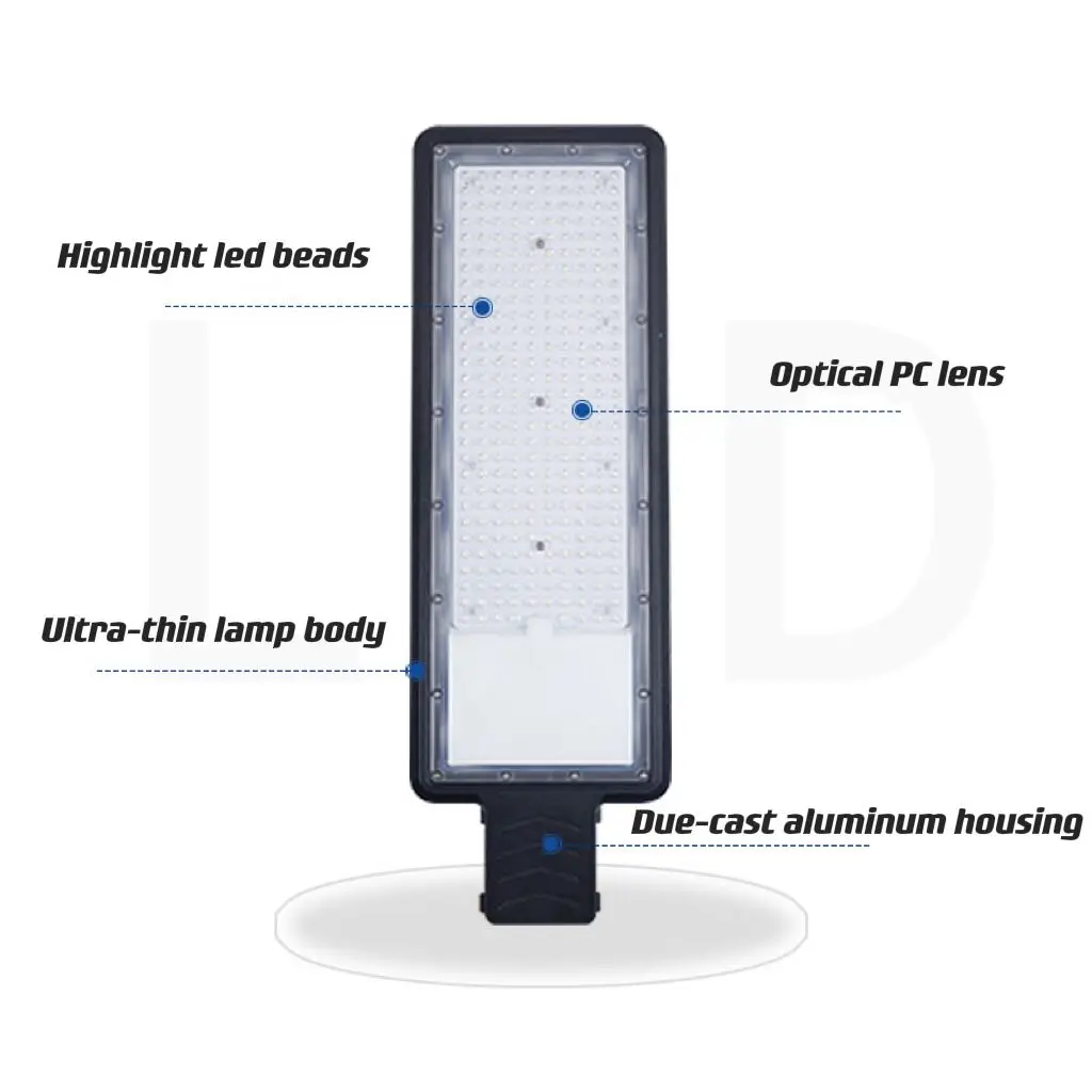 Factory Led street light Die-cast aluminum Led Street light Ac 110-265 electric street light ultra-thin high brightness