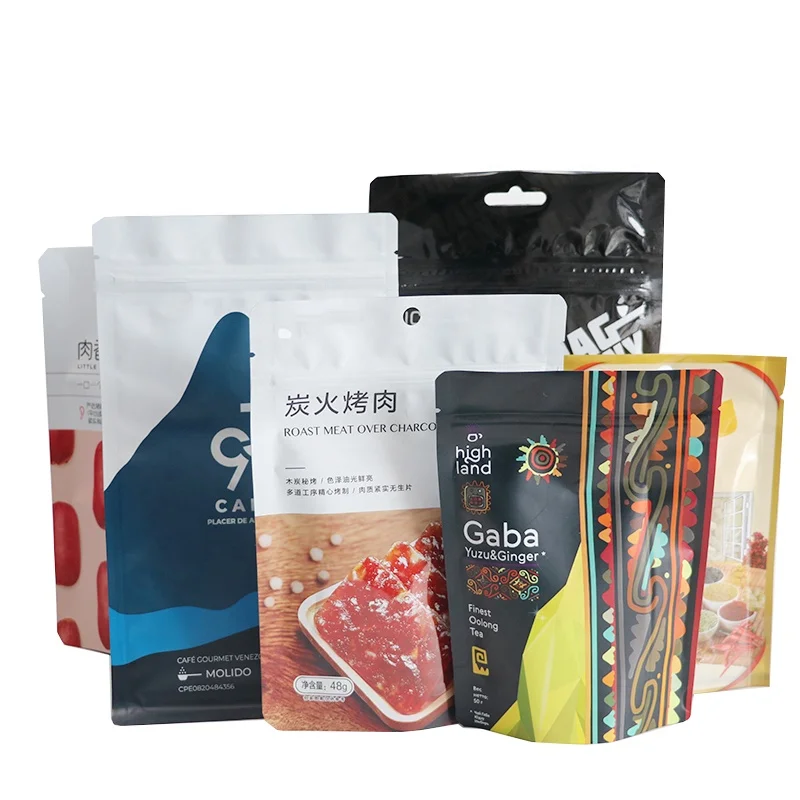 Custom Print Wholesale Colored 3.5g Baggies Aluminized Foil Smell Proof Cookie Plastic Packaging Mylar ZipLock Bags for Food