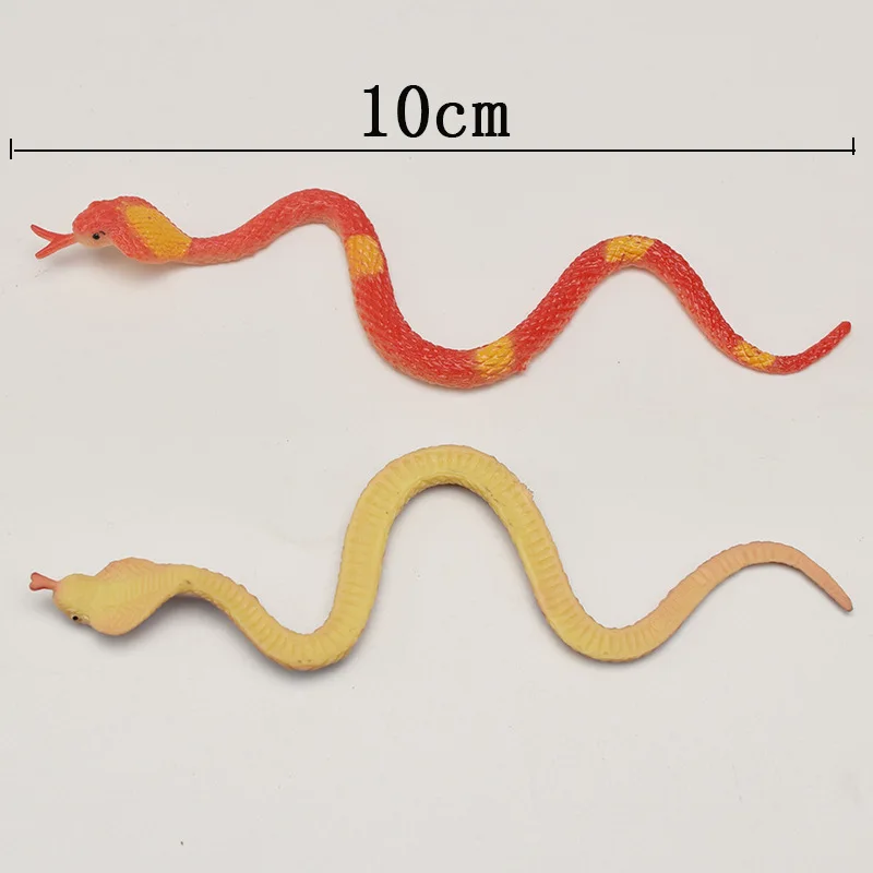 MB1 Rain Forest Snakes Realistic PVC Snakes Toy Assorted Colorful Plastic Snakes Reptile model For Boy And Girls