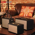 Soundcore 2021 Sell Well Leather Wooden Box 50W Wireless Music Retro Bluetooths Speaker