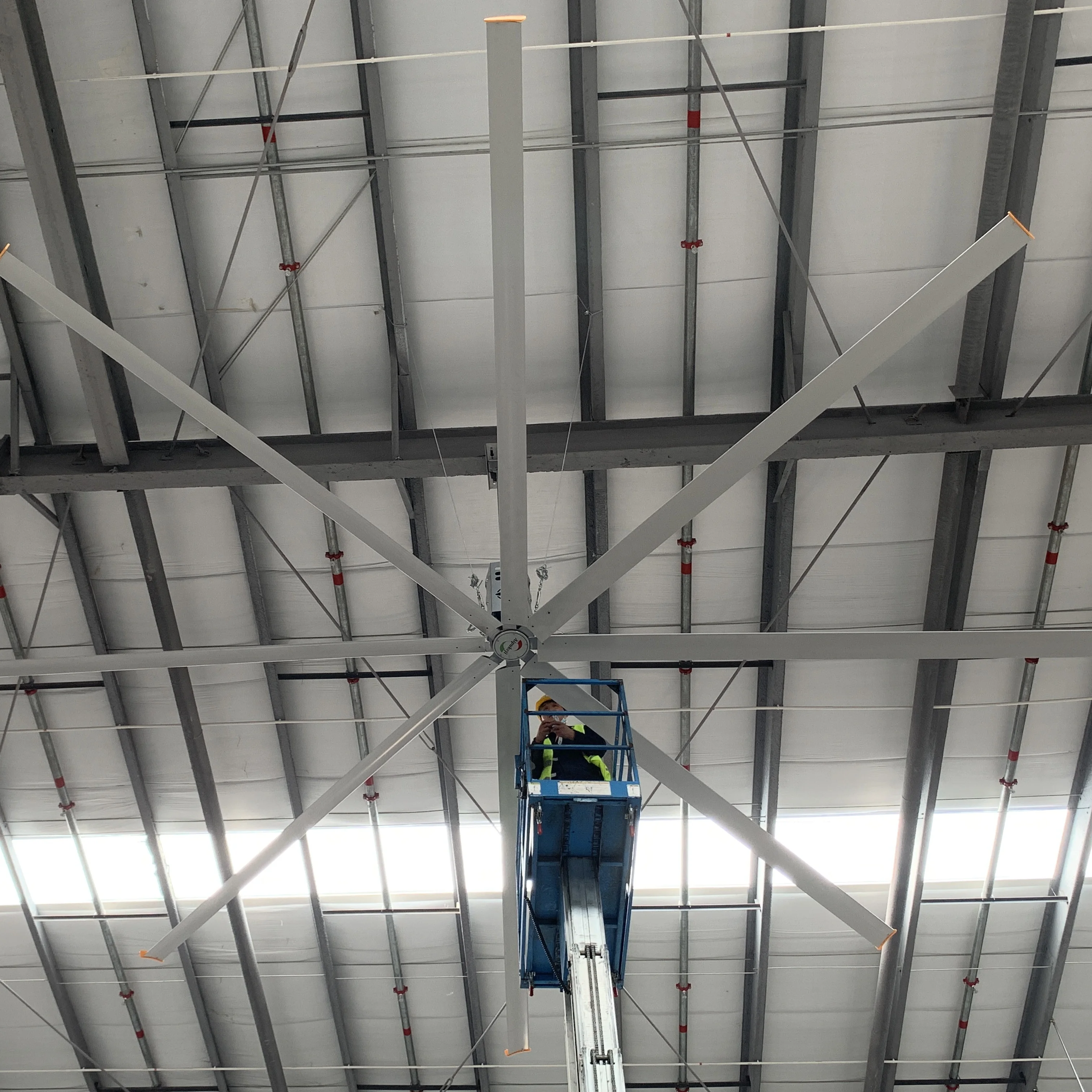 Ceiling Fan, 6.1m, HVLS, 1.5kW, Aluminum - detail 16