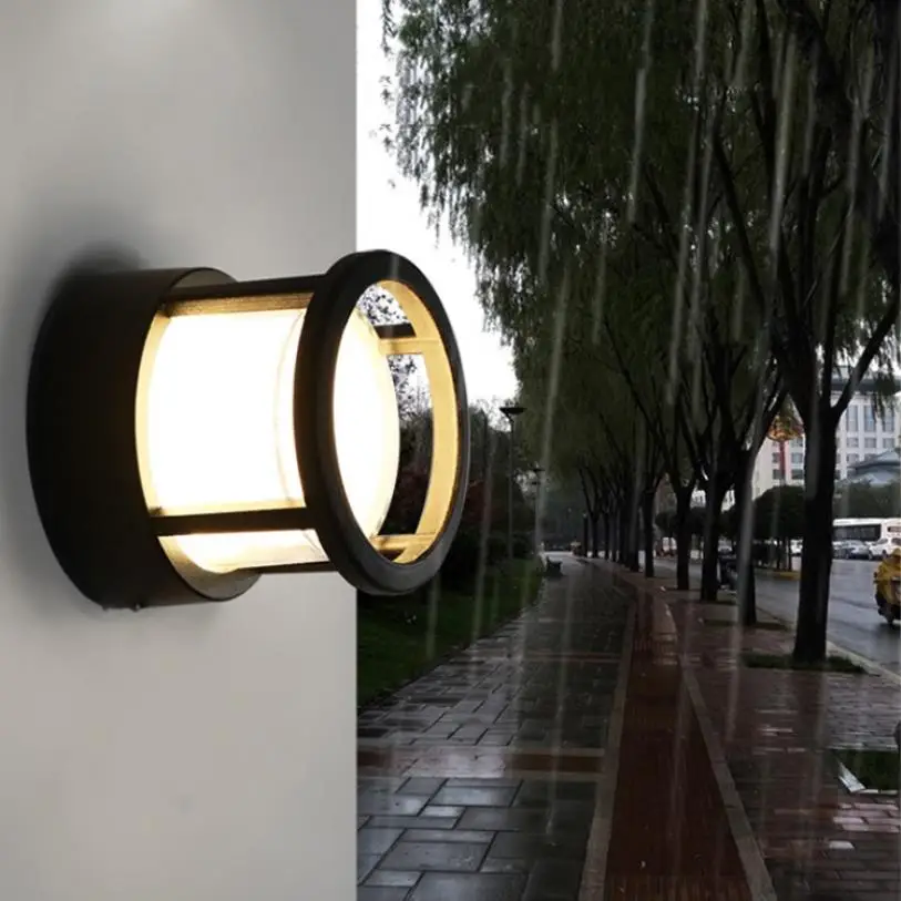 Modern Waterproof 85-265v Up Down Sconce Lighting Led Wall Light For Corridor Garden Hotel Home Decor 10w Outdoor Wall Lamps