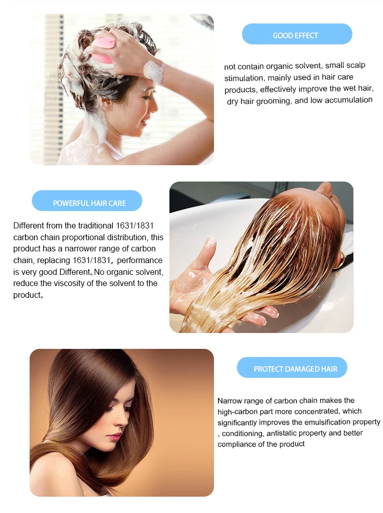 Cosmetic Grade Steartrimonium Chloride Hair Care Chemical with 50kg or 200kg Barrel and Colorless to Light Yellow Appearance