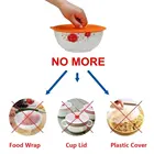 Pot Lids High Quality Multi Size Supper Stretch Silicone Pot Lids For Spill Stopper