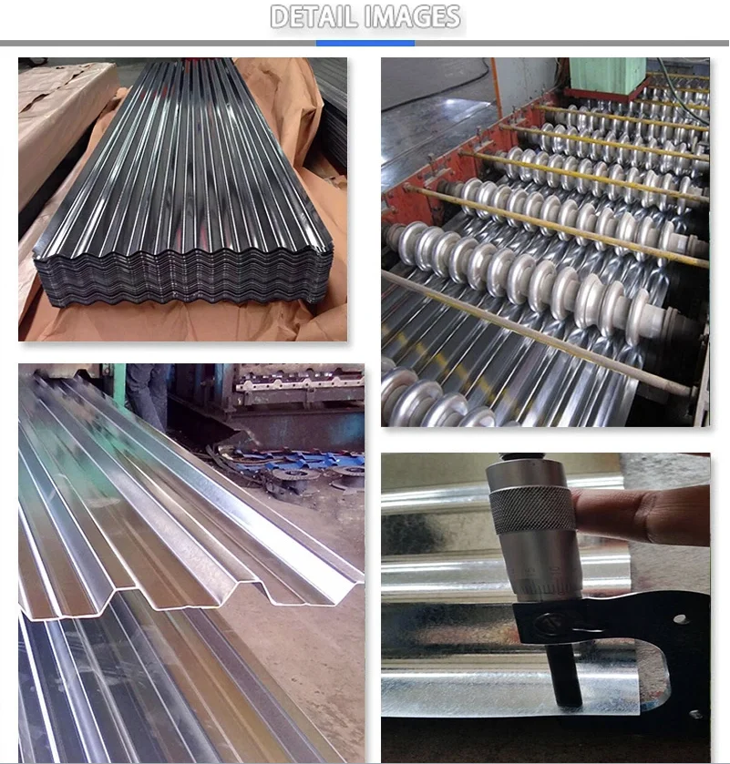 Hot Sale Color Coated Corrugated GI/GL Steel Sheet Prepaint Metal Galvanized Corrugated Steel Sheet manufacture