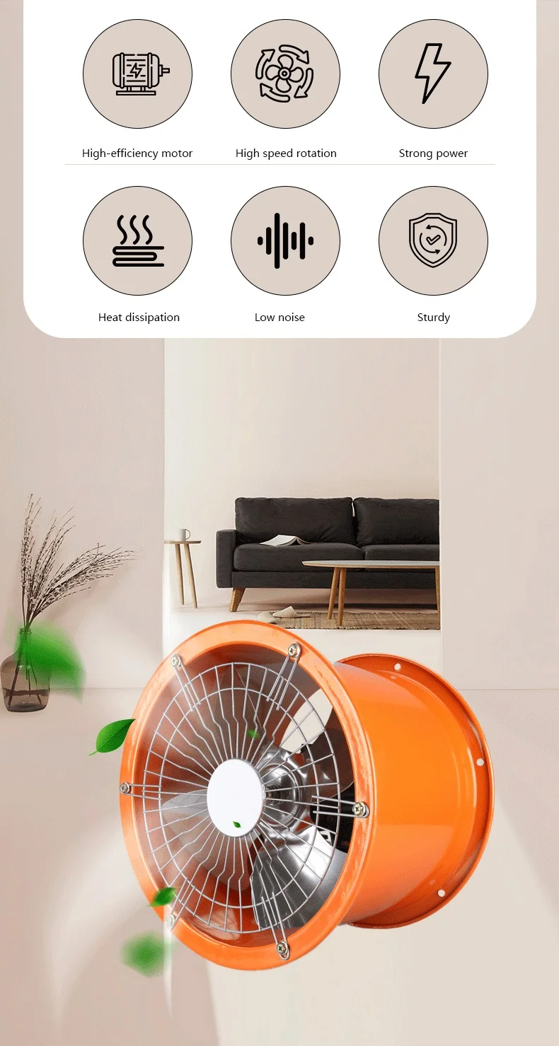 Axial Flow Fan, 110V, Electric - detail 4