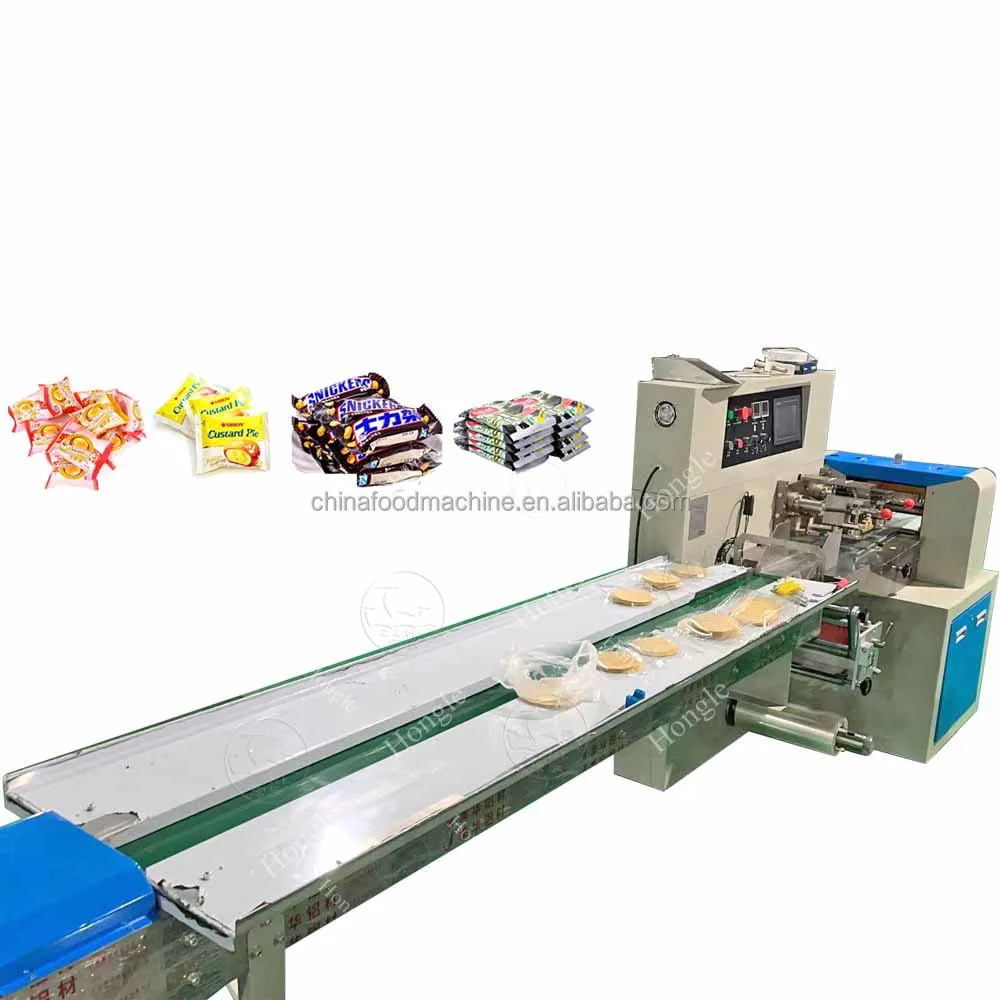 Horizontal Flowpack Pillow Type Face Mask Chocolate bar Ice Condom Protective Clothes Packing Sealing Machine details