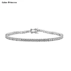 Round Cz Woman Bracelet 925 Jewelry Manufacturer Silver 925 2.5mm Round White CZ Tennis Bracelet For Women