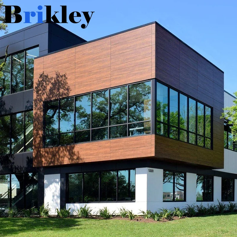 Brikley HPL Table with Compact Laminate Material and Aluminum Base details