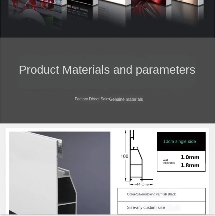 product custom non flectional snap frame advertising double sided led light box aluminum profile-3