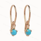 Earrings Earrings Earrings Dangle Gemnel Bohemian Gold Jewelry 925 Silver Dangle Drop Turquoise Earrings