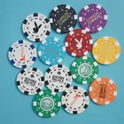 Poker Set Aluminium Poker Chip Set 500 Pieces Design Logo Clay Poker Chips Set With Black Aluminium Case