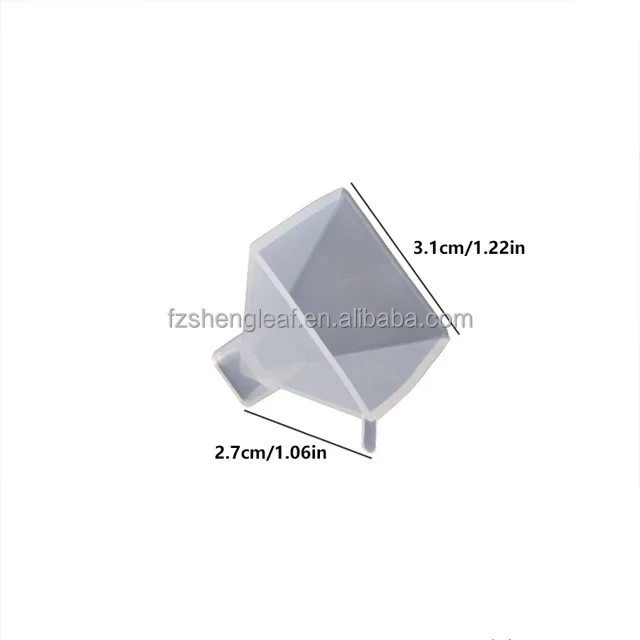 product pyramid crystal silicone resin molds for making candle craft art supplies eco friendly diy wholesale opp bag custom size-6