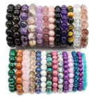 Gemstone Bracelet Wholesale Natural Crystal Beads Lucky Quartz Gemstone Bracelet Spiritual Jewelry For Gifts