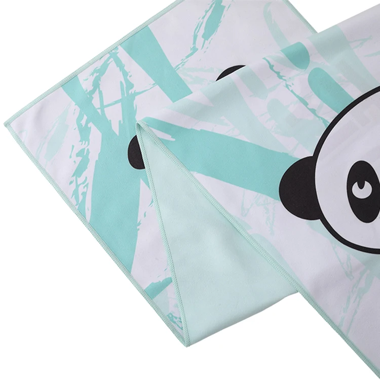 Custom Print Double Sided Hand Cheering Slogans Banners Kpop Glitter Reflective Towel
