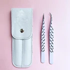 Eyelash Private Label Cost-effective Stainless Steel Acid Resistance Eyelash Extention Tweezers