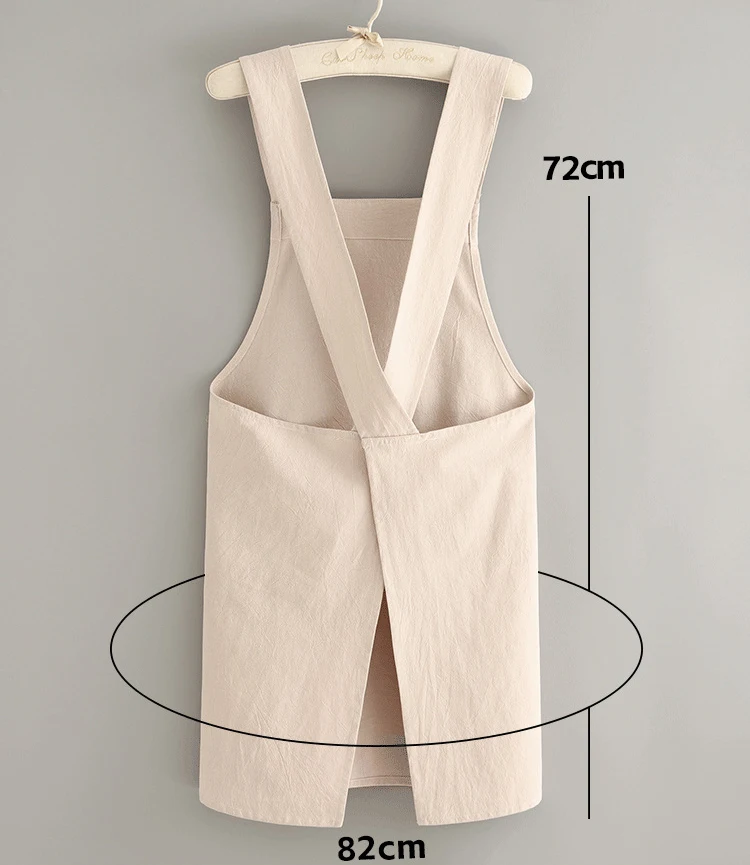 Solid Color Men Women Custom Logo Oilproof Waterproof Apron Sleeveless Aprons Kitchen Cooking Restaurant Bib Apron with Pocket details