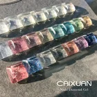 Night Polish Lights Polish Gel CAIXUAN New Arrival Night Diamond Gel Polish Sparkle Under Lights Super Shiny Glitter Gel