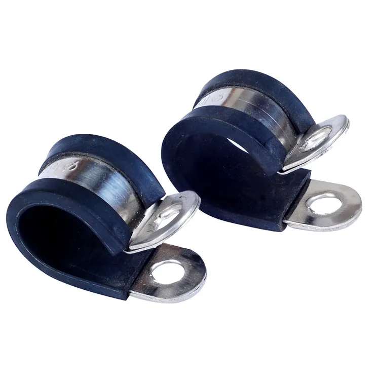 Adjustable Rubber Lined R Type Metal Clamps, View rubber lined clamp