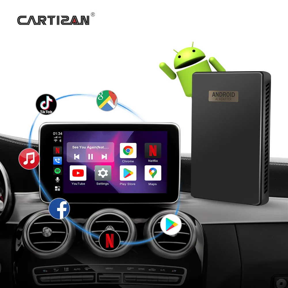 ワイヤレス CarPlay AI box UX999 走行中動画 SIM対応