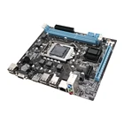 Support Core I3 I5 I7 Quad Cpu ATX H61 1155 Socket Desktop Mini Motherboard With 4*SATA/8*USB