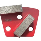Standard Color Customzied Great Standard Custom Color Metal Fan--shaped Segment Diamond Granite Polishing Pads