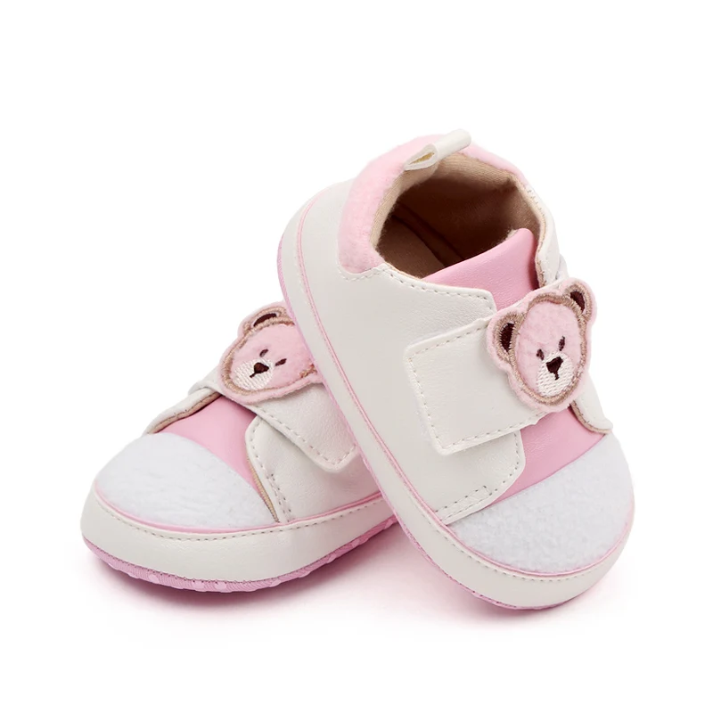 Spring&autumn Color Cartoon Animal Soft Bottom Infant Shoes for Baby Boys and Girls supplier