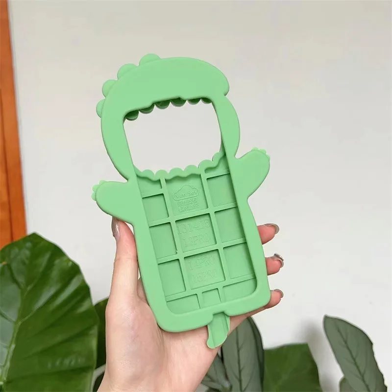 Big Mouth Dinosaur Cartoon Cute Animal Silicone Mobile Phone Case for Apple iPhone 15 14 13 12 pro max 11