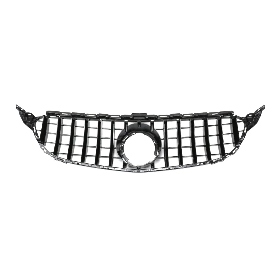 product tiypeor car black abs silver gt style grill cars mesh grille for mercedes benz c class w205 2019-11